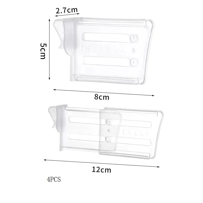4pcs Expandable Refrigerator Storage Dividers Kitchen Organizer