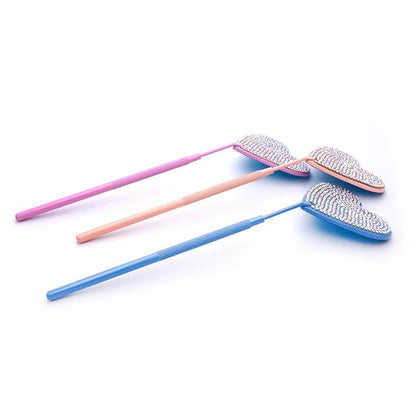 Stainless Steel Magnifying Lash Mirror - Diamond Multifunction Makeup