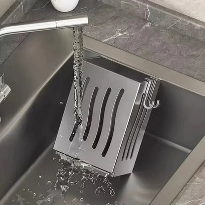 Multifunctional Cutlery Drainer Basket - Spoon Fork Chopsticks Storage