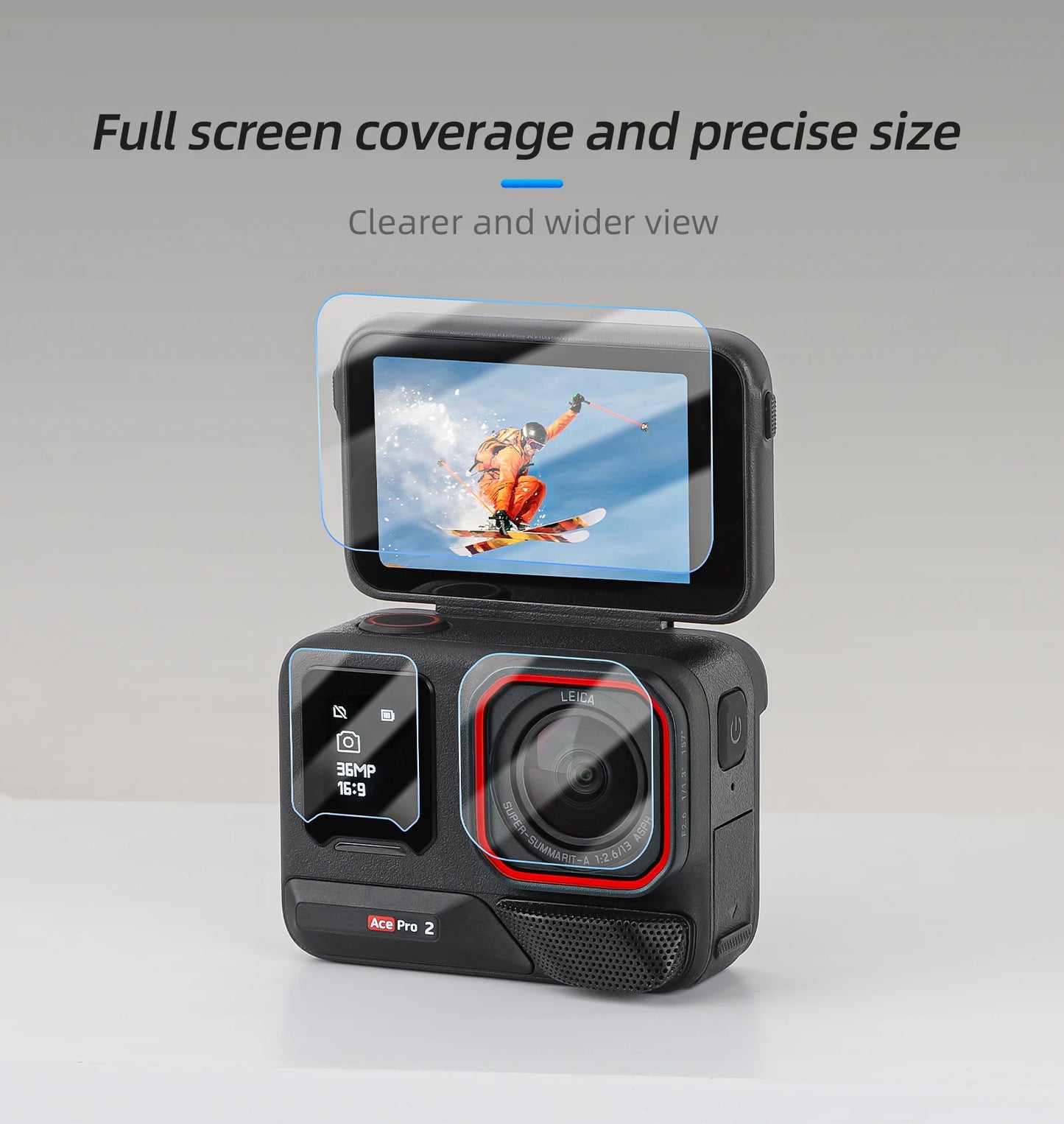 3-in-1 Tempered Glass Screen & Lens Protector for Insta360 Ace Pro