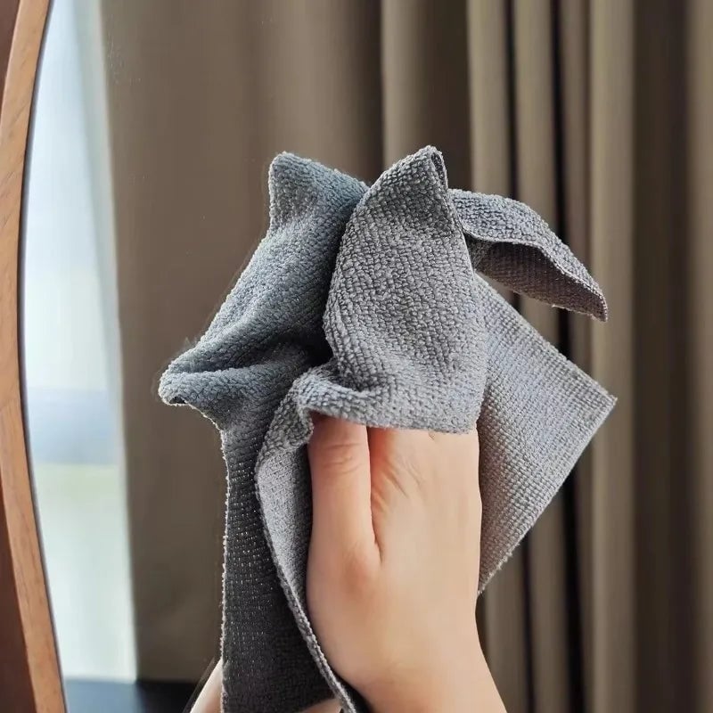 50pk Reusable Microfiber Cleaning Cloths - Super Absorbent Dish Towels