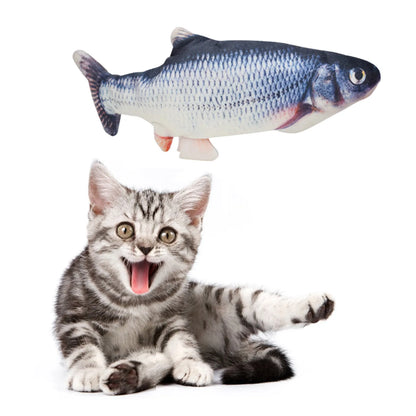 USB Rechargeable Interactive Fish Cat Toy - Realistic Floppy Motion