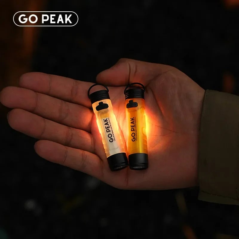 GOPEAK Mini LED Flashlight 5050 Pocket Keychain Clip Emergency Light