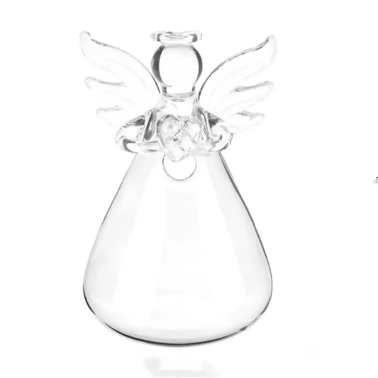 Borosilicate Glass Angel Vase - Wall Mounted Hydroponic Planter