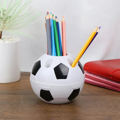 Football Shaped Pen Holder - Multifunctional Desktop Storage Box