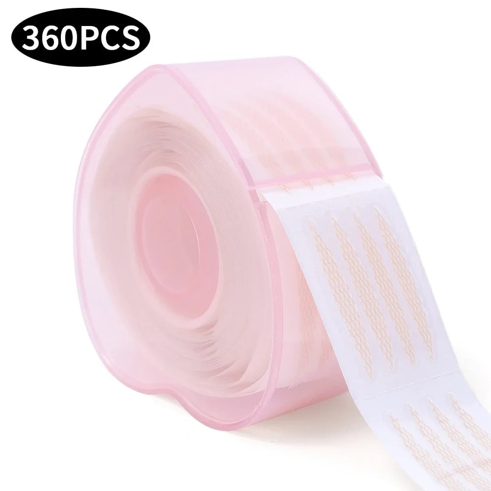 360Pcs Double Eyelid Tape Clear Beige Natural Eye Fold Stickers