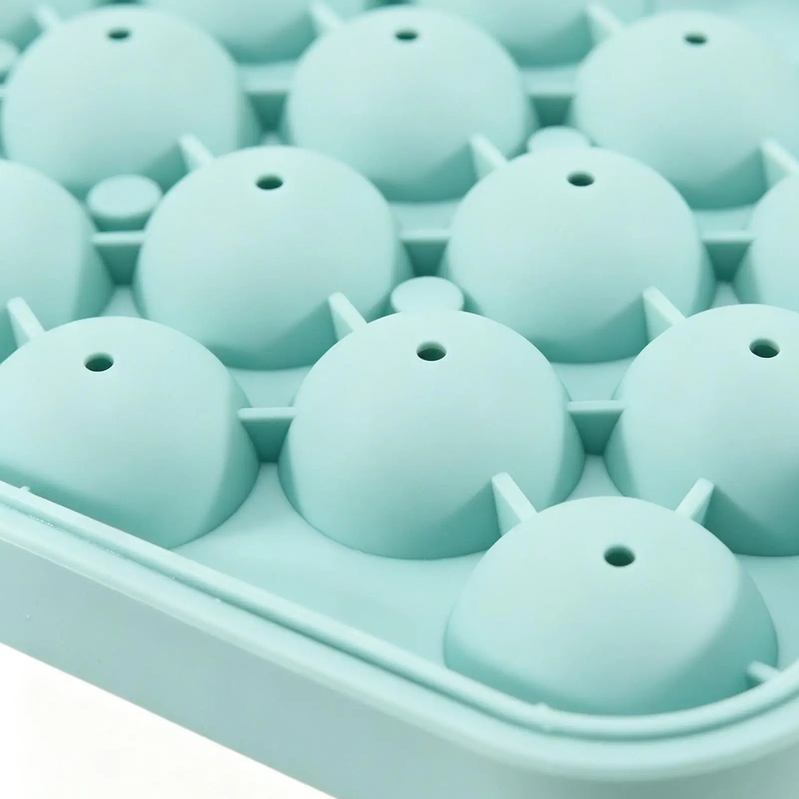 Silicone 3D Round Ball Ice Mold Tray for Whisky & Cocktails