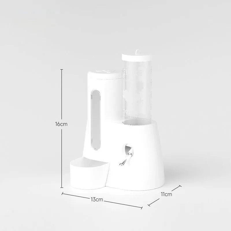 Automatic Hamster Feeder 2-in-1 Water Dispenser & Food Bowl