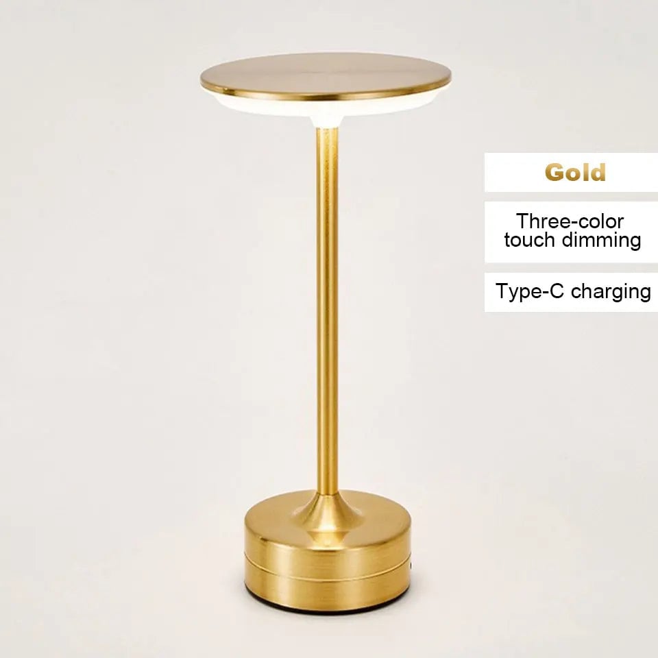 LED Touch Sensor Table Lamp USB Rechargeable Wireless Reading Light