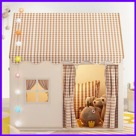 Folding Castle Play Tent - Indoor Playhouse for Kids Boys Girls