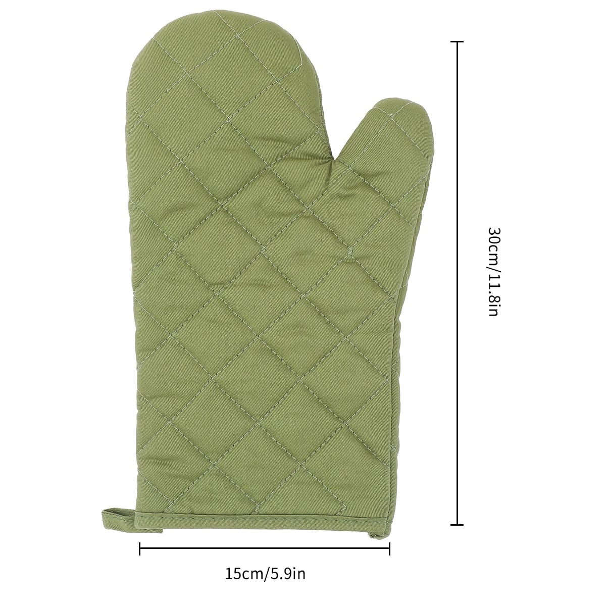 4-Piece Insulated Oven Gloves Set - Heat Resistant Kitchen Gloves