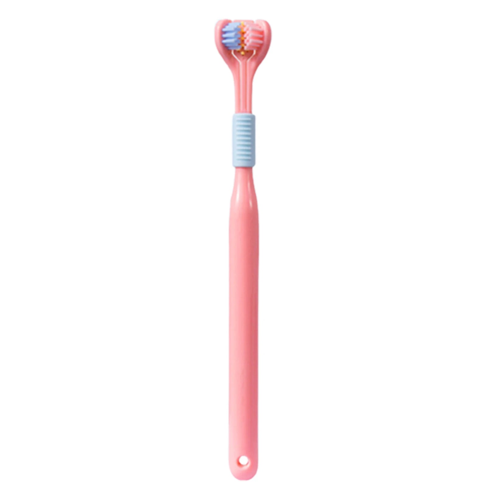 3 Sided Toothbrush Soft Bristles Deep Clean Adults Kids Oral Care