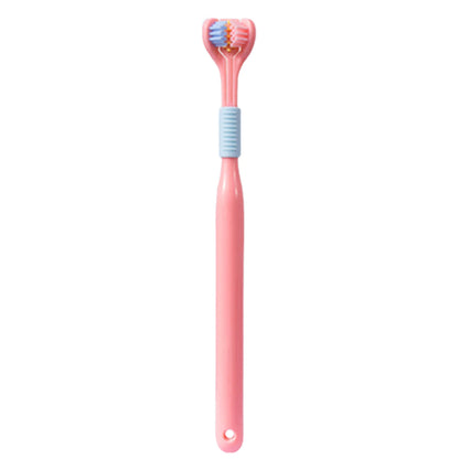 3 Sided Toothbrush Soft Bristles Deep Clean Adults Kids Oral Care
