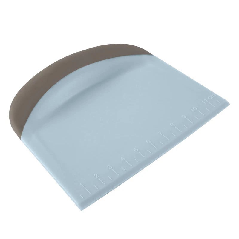 Stainless Steel Dough Scraper with Measurement Scale - Bench Cutter