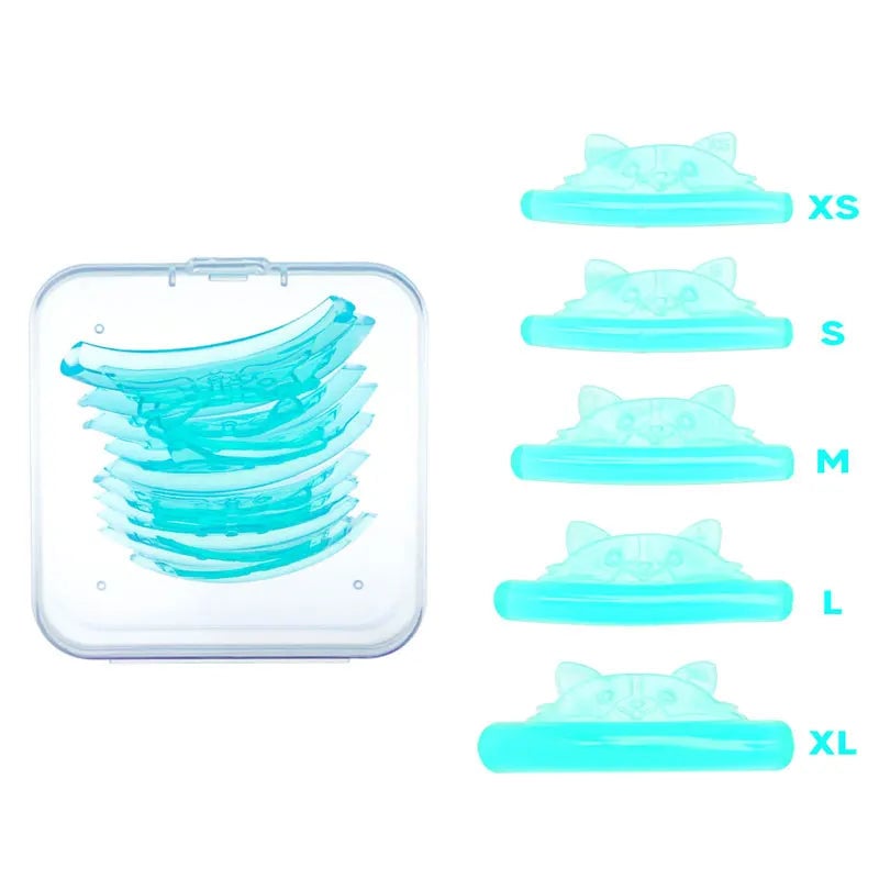 5 Pairs Silicone Lash Lifting Pads - Glue Free Eyelash Perm Rods