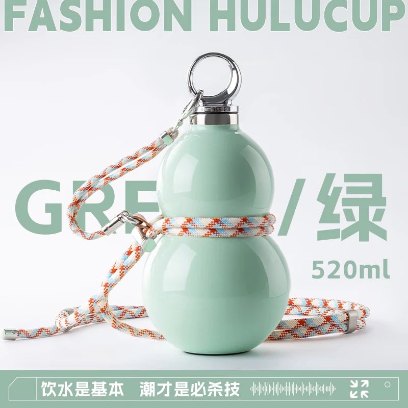 520ml Insulated Gourd Tumbler 6hr Heat Retention Travel Decanter