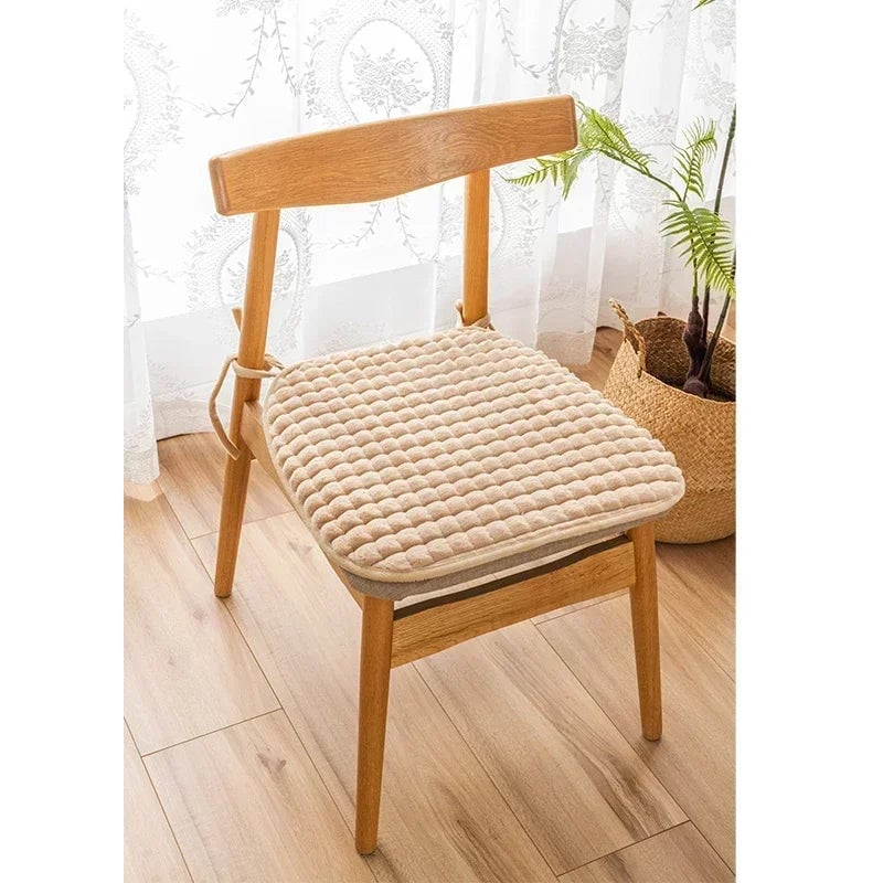 Square Cotton Chair Cushion - Winter-Thicker Non-Slip Pad