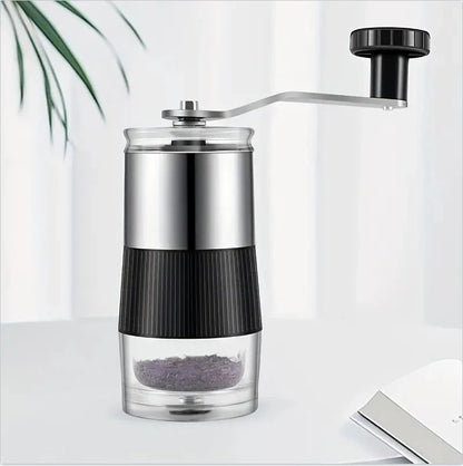 Mini Manual Coffee Grinder - Stainless Steel Ceramic Burr Bean Mill