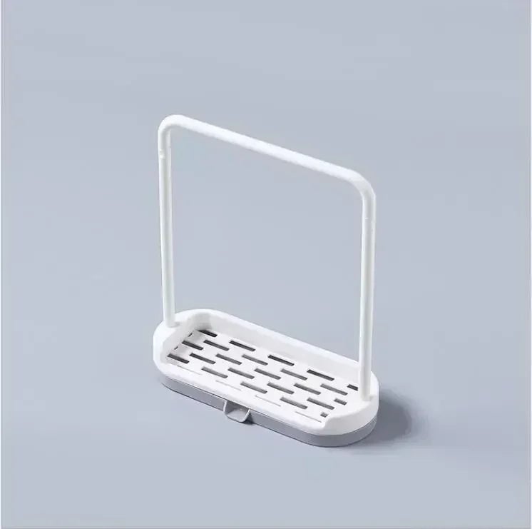 Kitchen Sink Organizer Rack - Towel Sponge Soap Holder Desktop