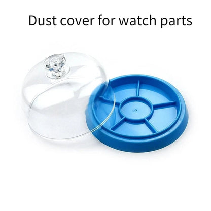 6-Slot Watch Dust Cover Sheet with Tray - Movement Repair Tool