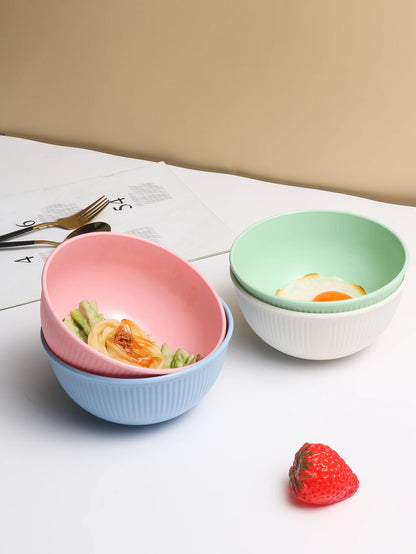 Plastic Bowl Set 4/11pcs - Microwave Dishwasher Safe Camping Kitchen