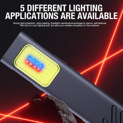 Mini EDC Security Flashlight with Cap Clip - Portable Emergency Work Light
