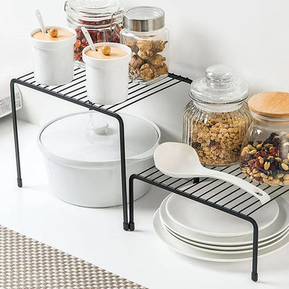 Wrought Iron Kitchen Storage Rack - Countertop & Floor Standing