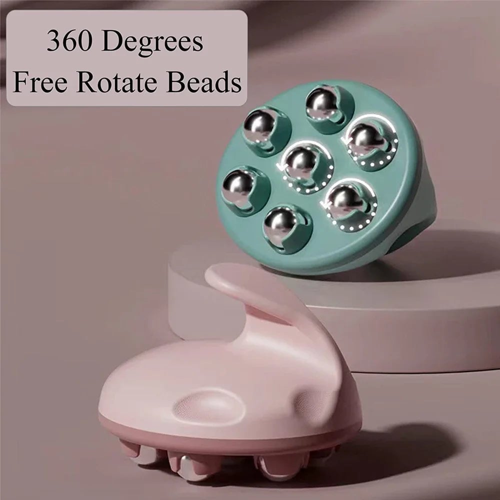 7-Bead Professional Body Ball Roller Massager Anti-Cellulite Relief