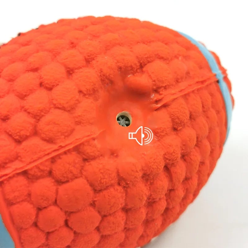 Natural Latex Dog Balls Anti-Bite Squeaky Chew Toys Small Large Dogs