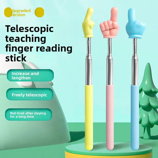 Stainless Steel Retractable Teacher Pointer Stick Telescopic