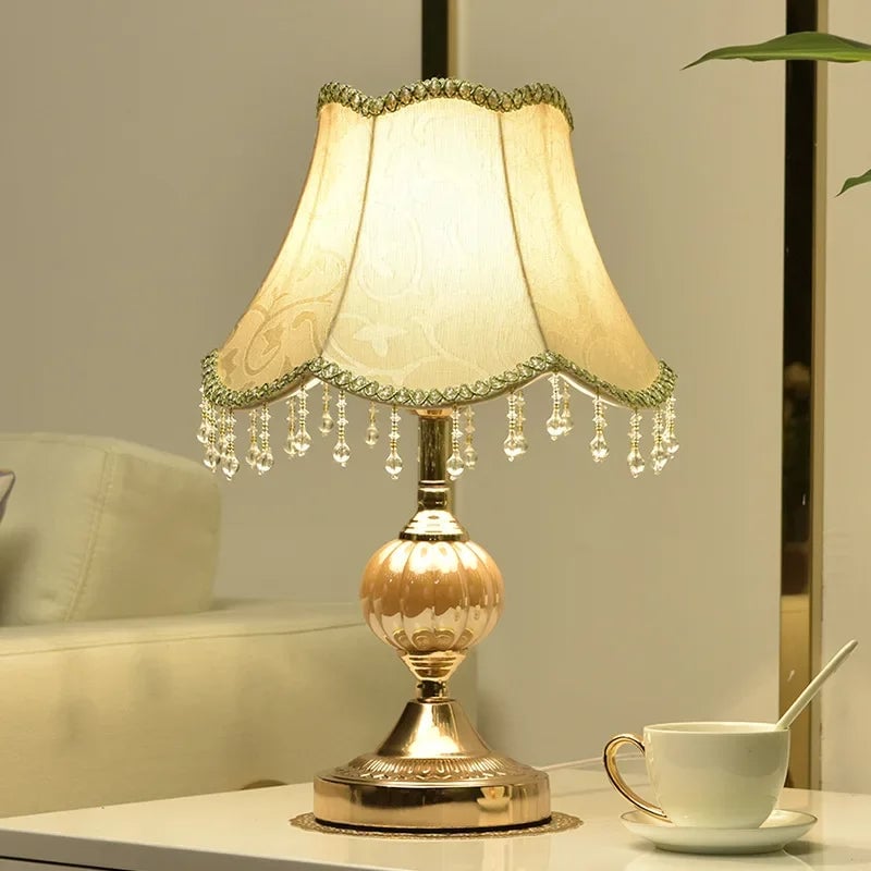 Touch Control European Style Bedside Table Lamp Modern Retro Design