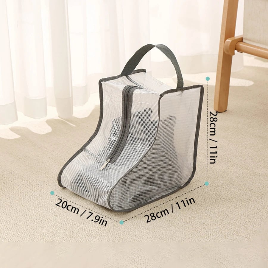 Portable Boot Storage Bag Dust Cover for Tall Short Boots Travel