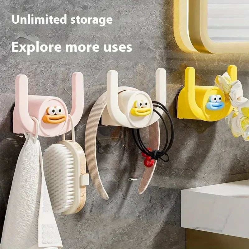 Cartoon Slippers Hook Bathroom Storage Organizer Rack Shoe Holder