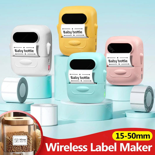 P50 Wireless Bluetooth Thermal Label Printer Inkless Adhesive Maker
