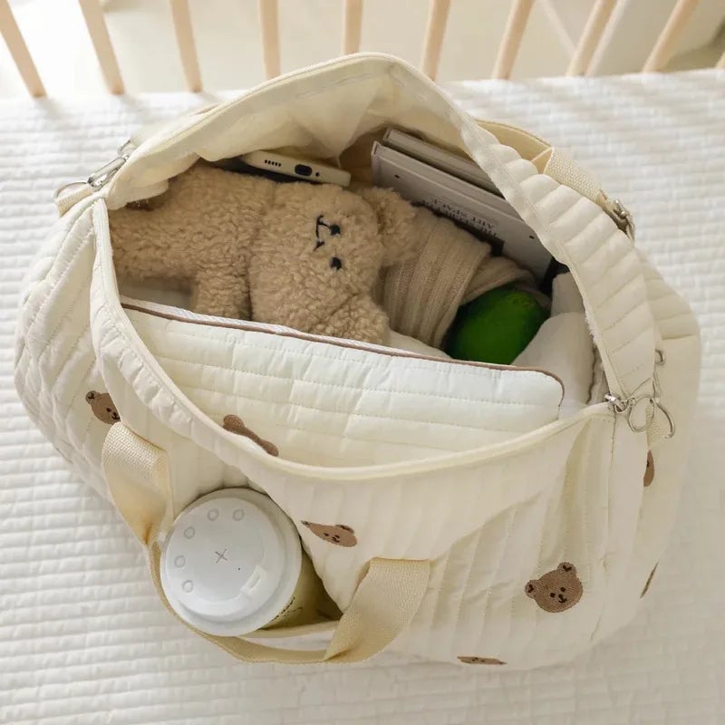 Large Multi-functional Diaper Bag Travel Tote - High Capacity Mommy Bag