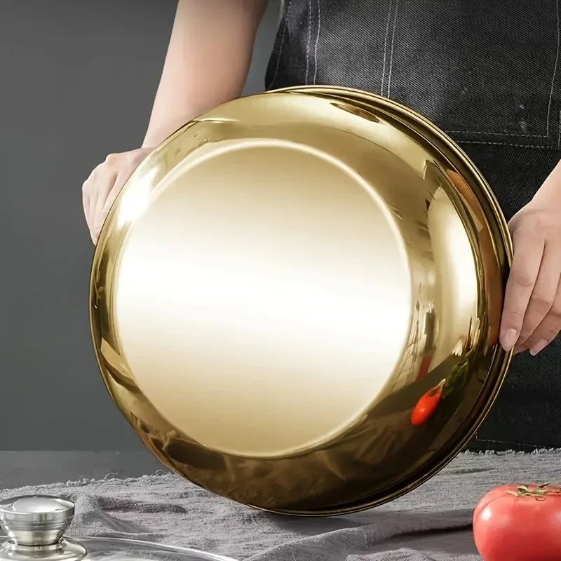 Large Stainless Steel Mixing Bowl - Multi-Purpose Kitchen Bowl