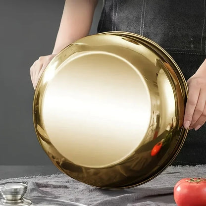 Large Stainless Steel Mixing Bowl - Multi-Purpose Kitchen Bowl