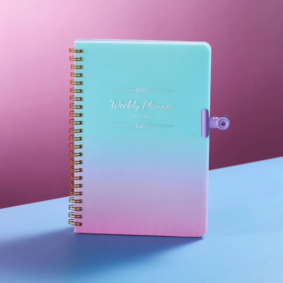 Daily Weekly Monthly Planner Notebook - Student Office Diary Journal