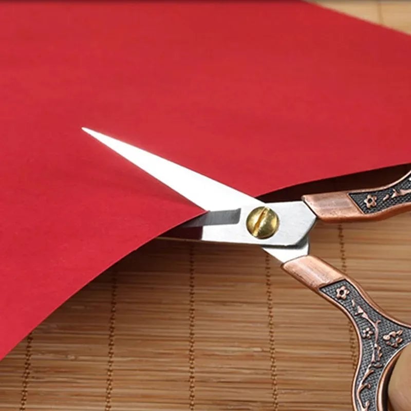 Stainless Steel Retro Embroidery Scissors Professional Tailor Shears