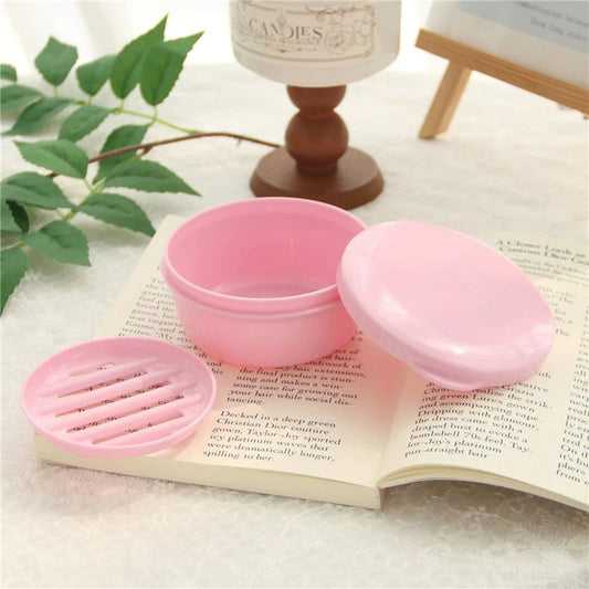 Portable Round Sealed Soap Case - Waterproof Travel Soap Holder