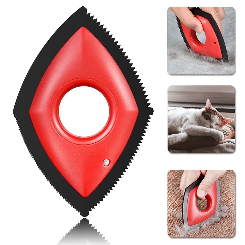 4 Mode Pet Hair Remover Brush - Rubber Reusable Comb for Dogs Cats
