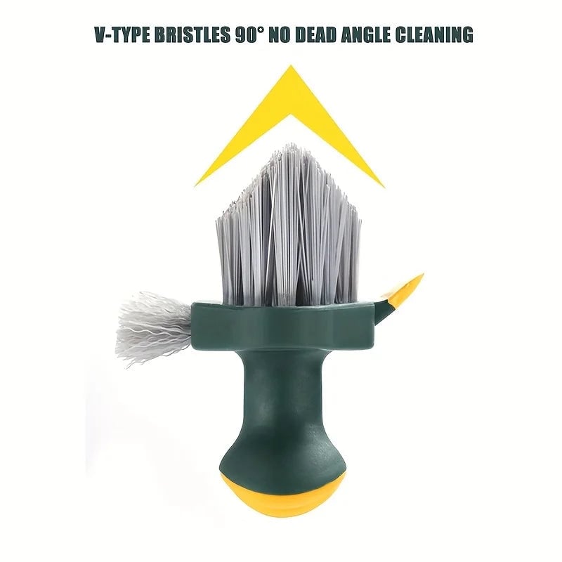 4-in-1 Gap Cleaning Brush Squeegee Tool - Glass Kitchen Bathroom