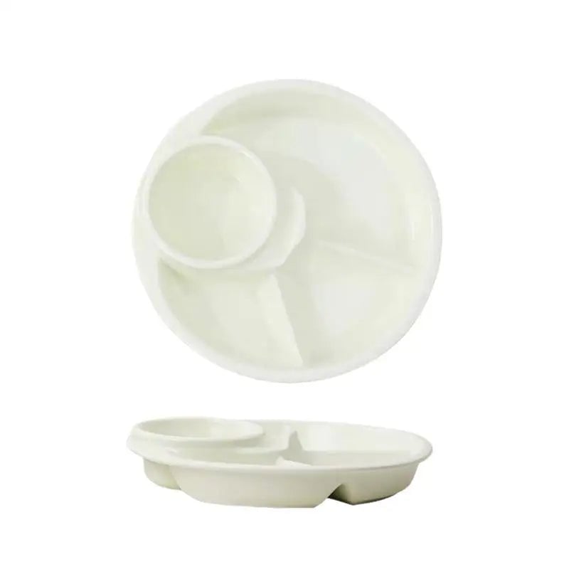 Round Multi-Purpose Serving Plate - Fruit, Snacks, Desserts & Dips