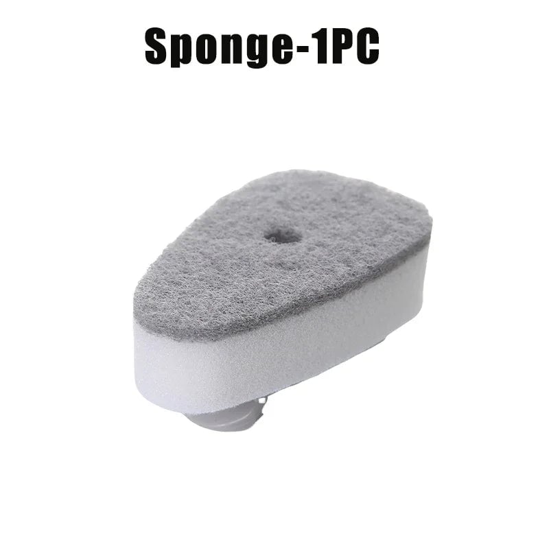 Soap Dispensing Kitchen Sponge Brush Long Handle Press Type Scrubber