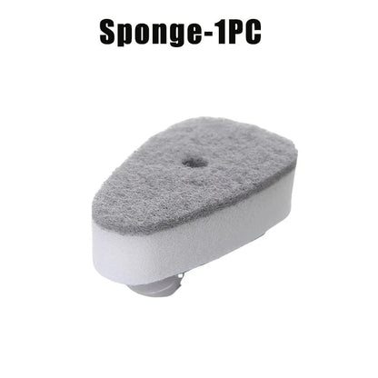 Soap Dispensing Kitchen Sponge Brush Long Handle Press Type Scrubber