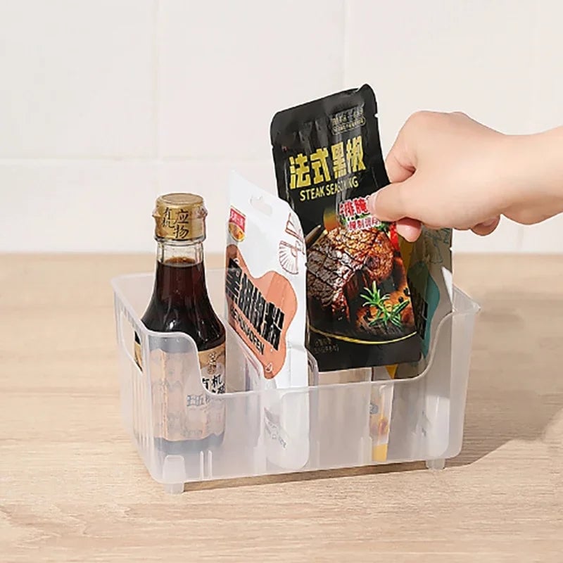 Adjustable Kitchen Drawer Organizers - Food Packets & Seasonings