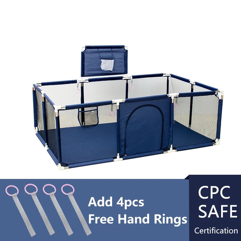 Large Indoor Baby Playpen Safety Barrier Fence Corralito Groundbox