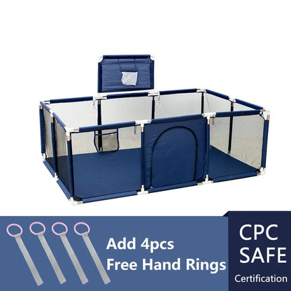 Large Indoor Baby Playpen Safety Barrier Fence Corralito Groundbox