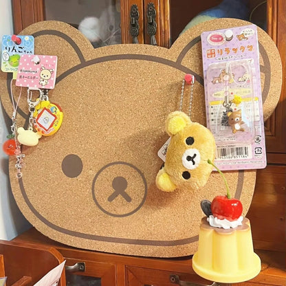 Bear Felt Message Board Wall Decor - Korean Style Sticky Note Board