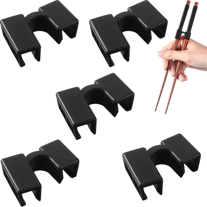 Reusable Training Chopsticks with Hinges Connector Adult Kids